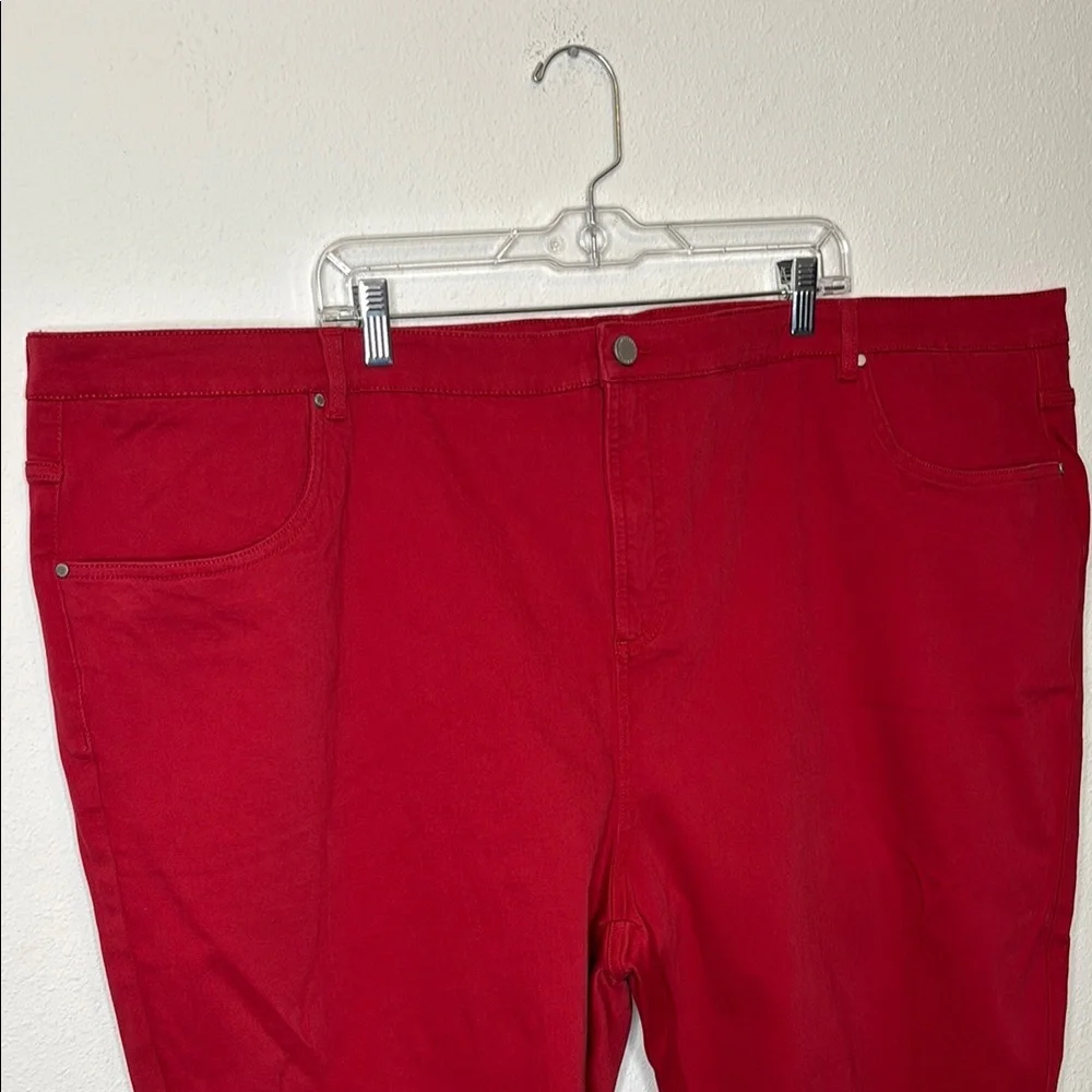 Universal Standard 32 Red (scooter) ankle Pants - Picture 2 of 11